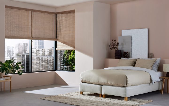 Woodweave Roll-up in moderne slaapkamer